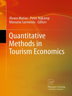 cover image of Quantitative Methods in Tourism Economics